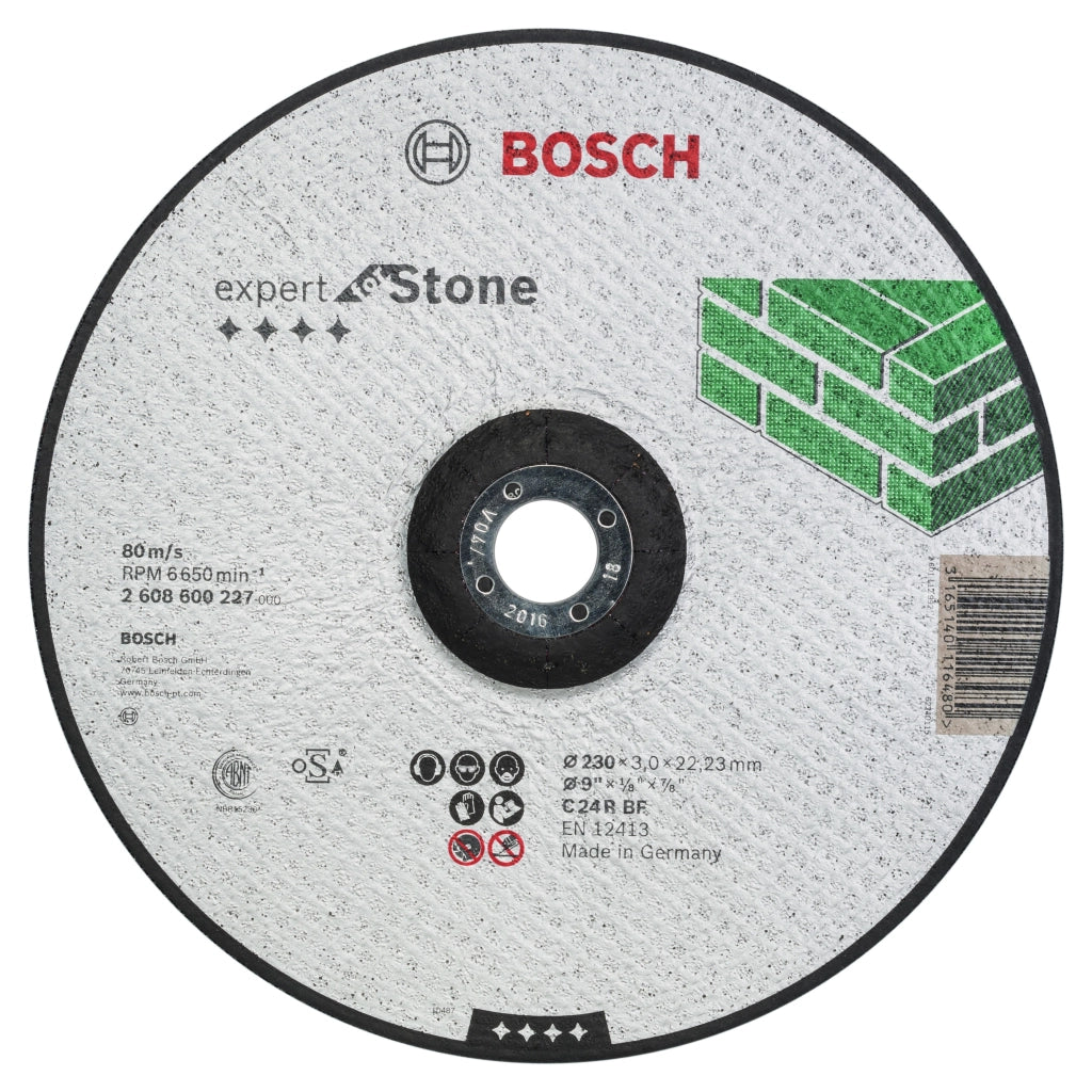 2608600227 - Mola da taglio a centro depresso Expert for Stone C 24 R BF, 230 mm, 3,0 mm