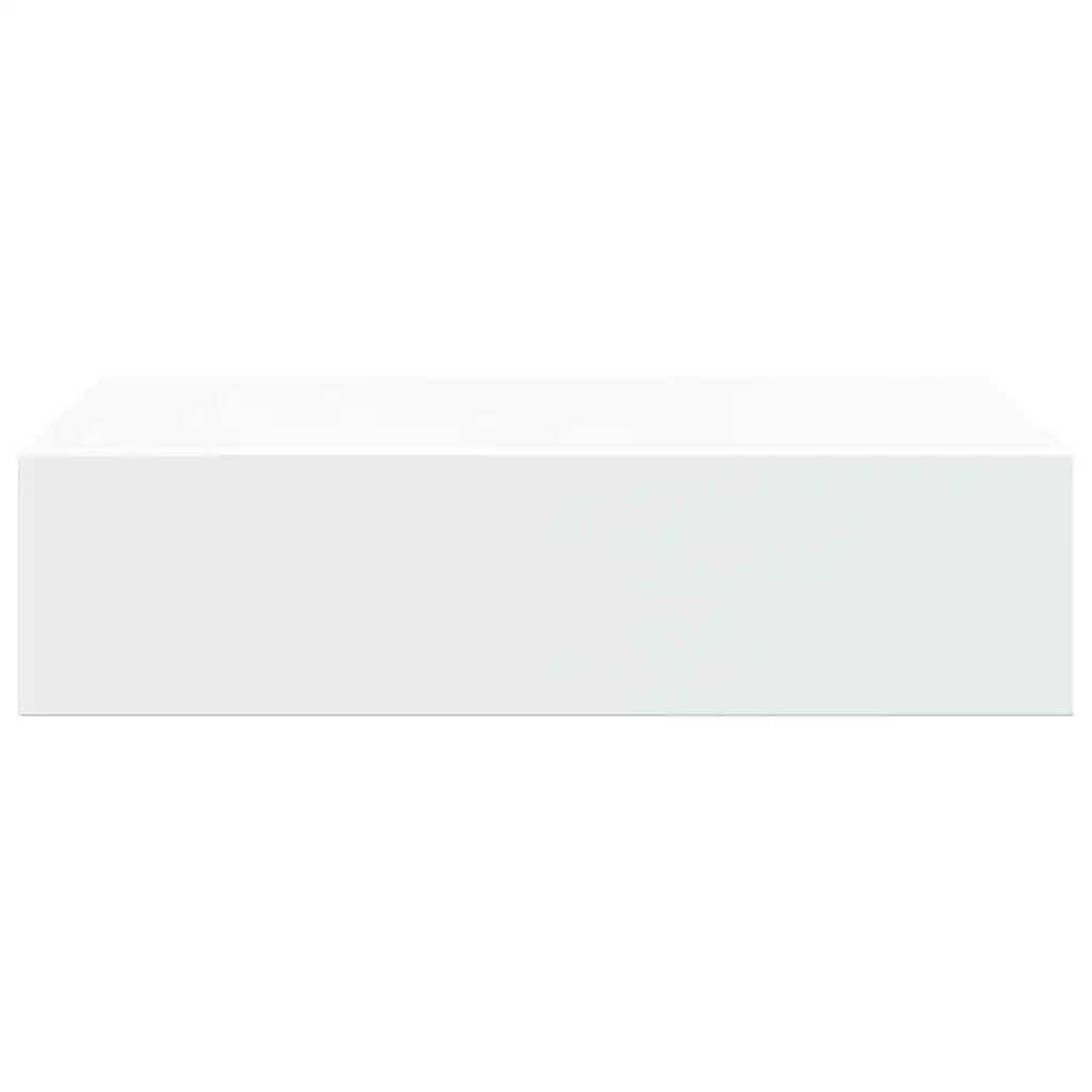 Scaffali con Cassetti da Parete 2 pz Bianchi 40x23,5x10 cm MDF 330242