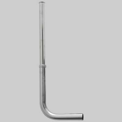 TUBO A L REGOLABILE PER PASSO RAPIDO BASSO CON BATTUTA  Ø 30x1     MADE IN ITALY