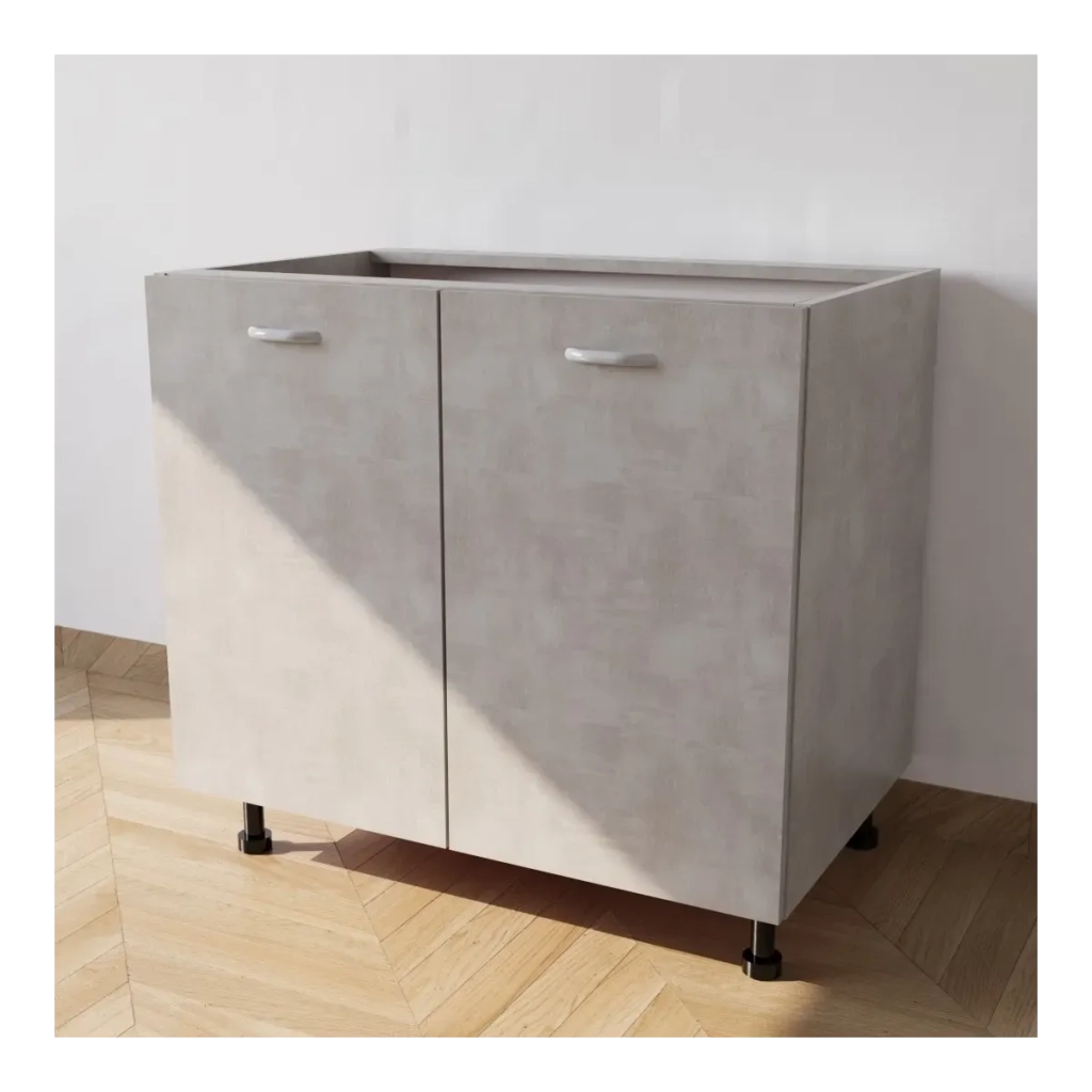Calandrelli Base Cucina 80 con 2 ante  L 80 P 55,5 H 72 cm Cemento
