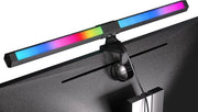 Lampada di monitor anti-luce blu - lampada da scrivania con regolazione di luminosità e temperatura di colore con 15 LED RGB - lampada USB con touch control - lampada da schermo anti-radiante