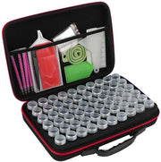 Cassetto di Stoccaggio Portatile - 60 Cesti - Accessori per Pittura al Diamante - Organizzazione dei Diamanti - Incluso Attrezzo - Multifunzionale - Cassetto di Stoccaggio Portatile