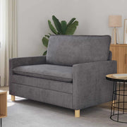 Divano Grigio Scuro 126 x 81 x 87,5 cm Poliestere