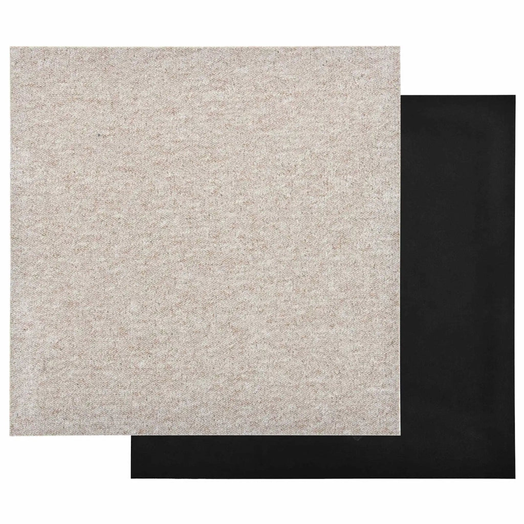 Tappeto 20 pcs Beige chiaro 50 x 50 cm 100% Polipropilene 42046753