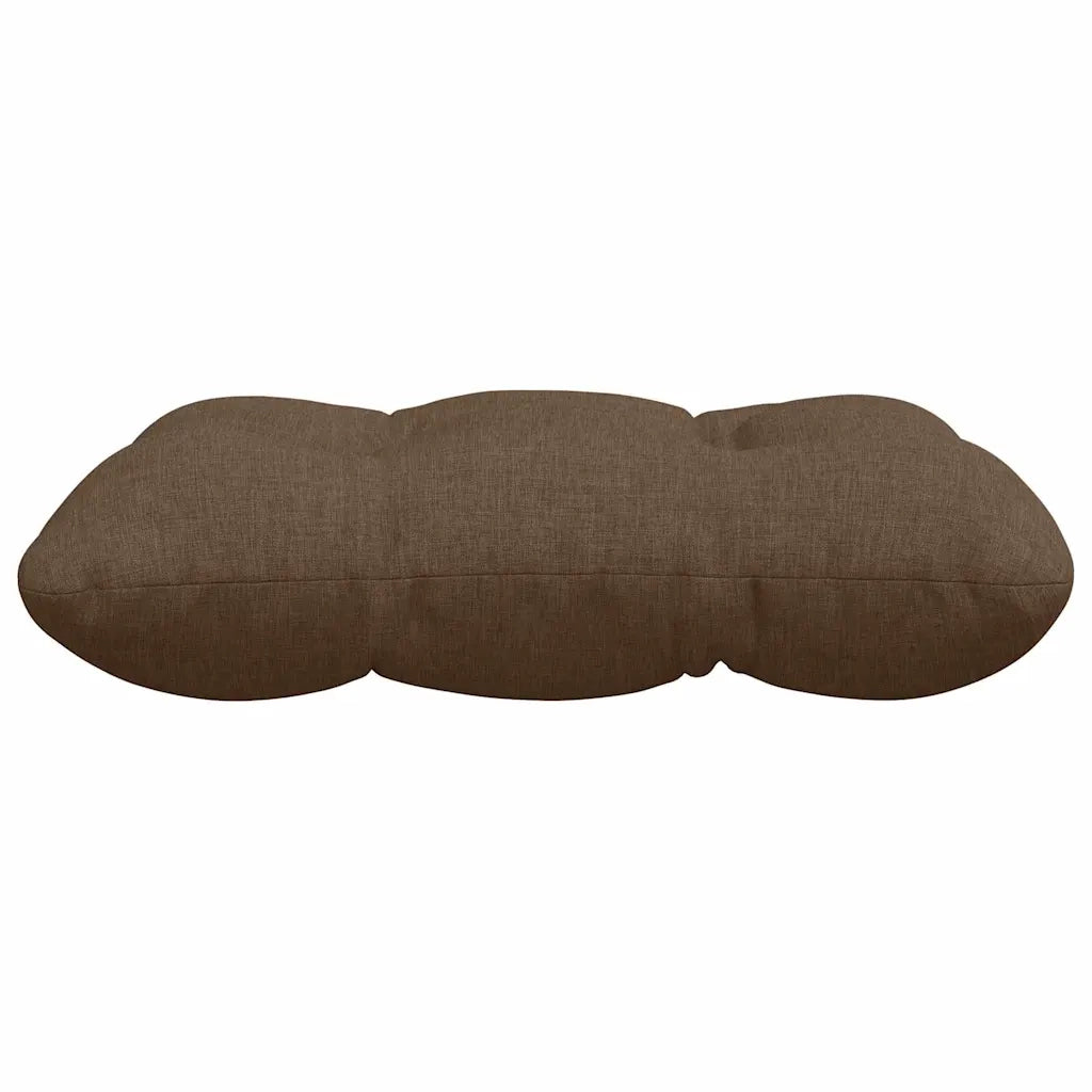 Cuscini per Seduta 4 pcs Marrone 40 x 40 x 12 cm Tessuto