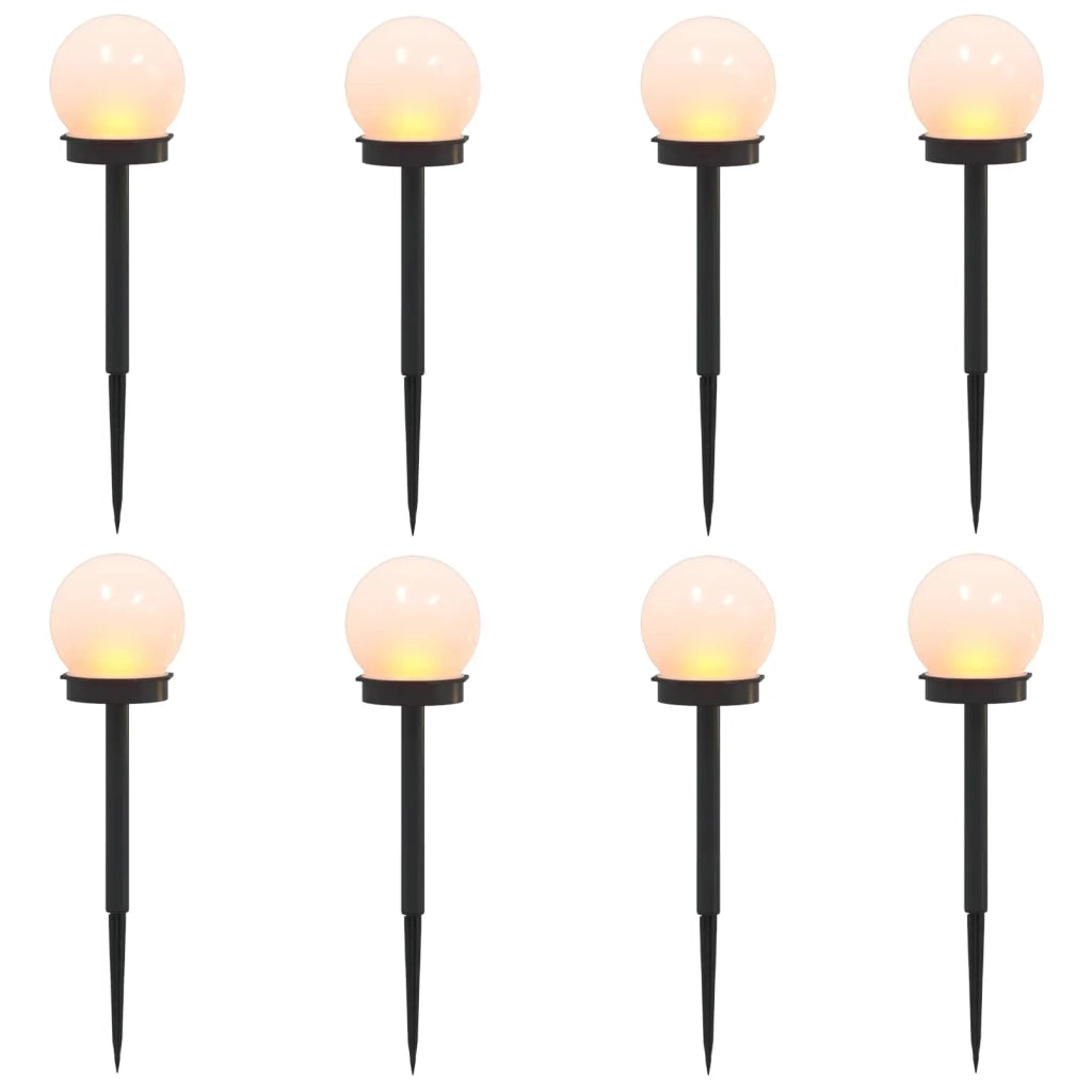 Luci solari da esterno con picchetto 8 pcs Bianco caldo 38,5 cm 42042724
