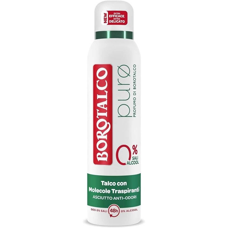BOROTALCO DEO SPRAY 150 ML NEW PURO 0 SALI 0 ALCOOL PROFUMO DI BOROTALCO