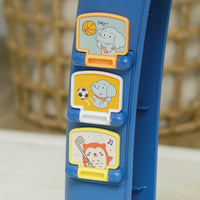 Rete da Calcio Canestro Basket Set Golf Gioco per Bambini Altezza Regolabile 60,4-68 cm