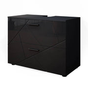 Vicco Mobile sottolavabo per bagno Antracite lucido 80 x 58.6 cm