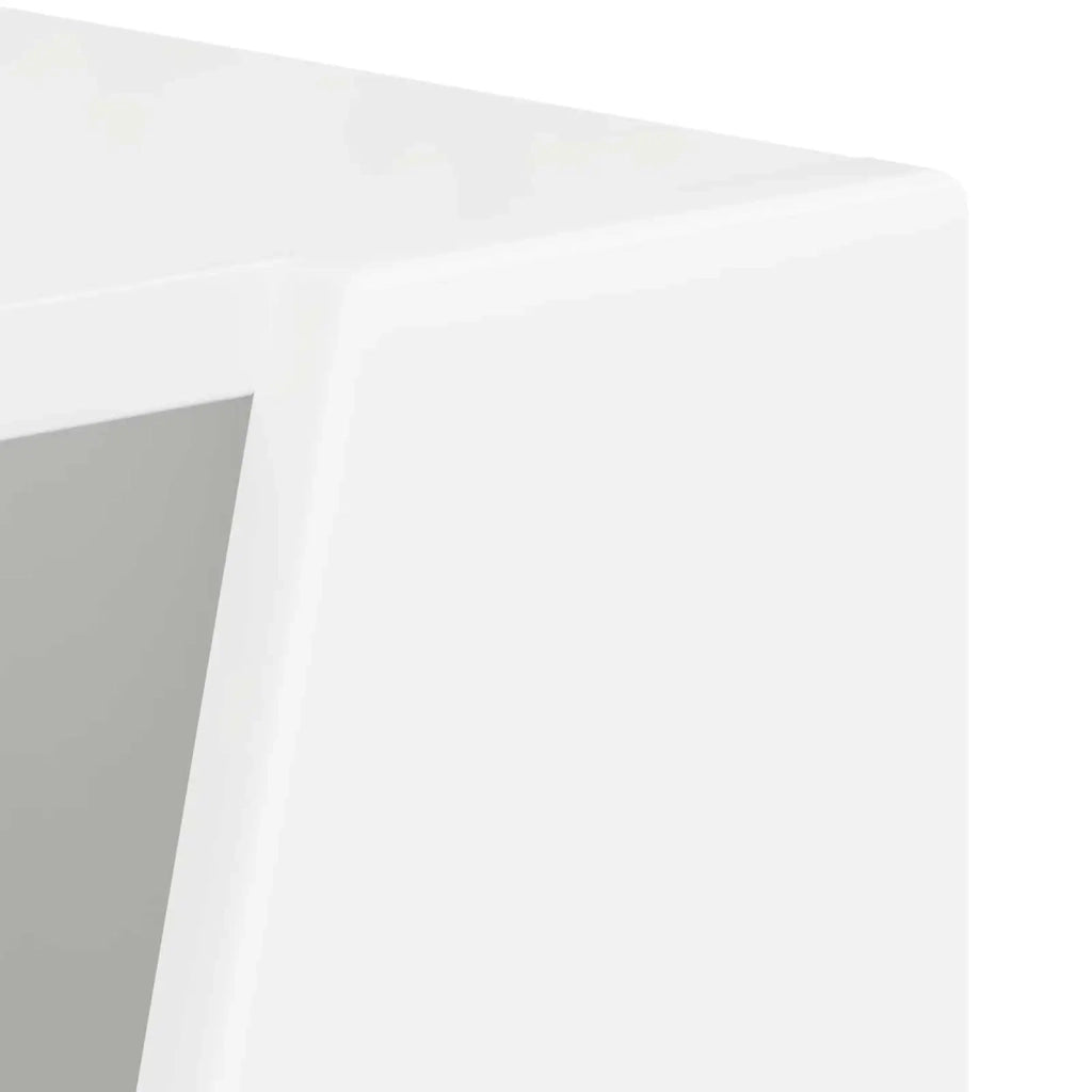 Mensola laterale 33 x 32 x 100,5 cm Legno ingegnerizzato Bianco 892417
