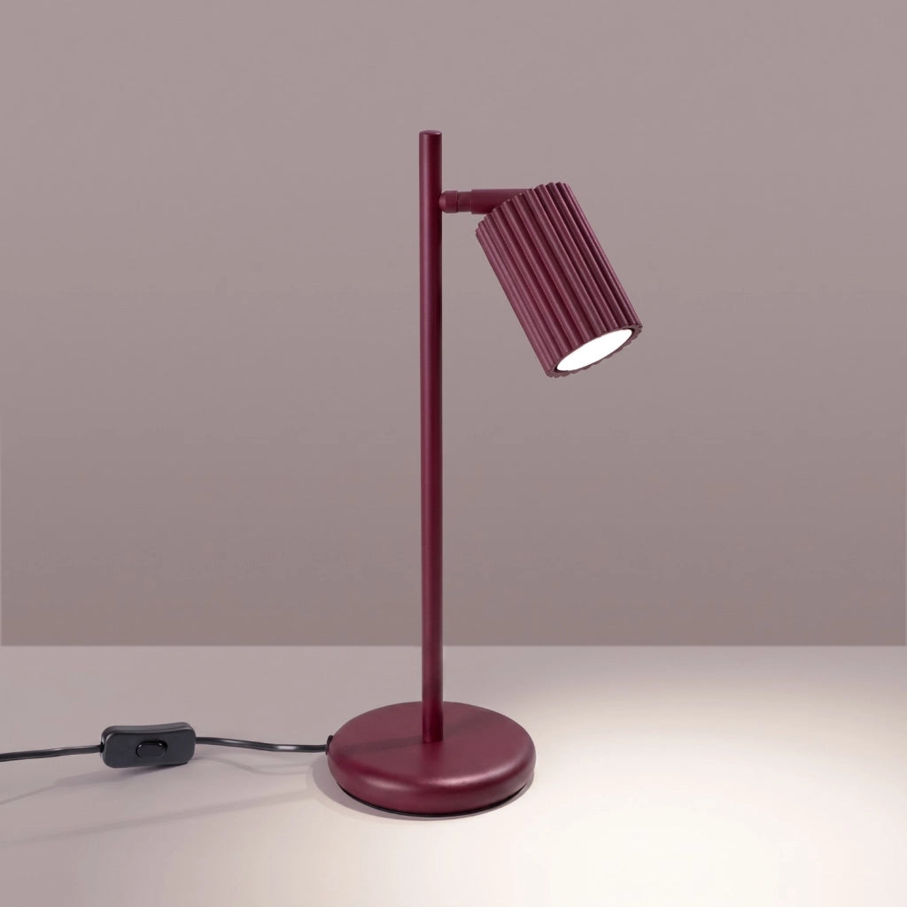 Lampada da scrivania KARBON bordeaux