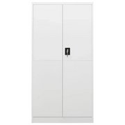 Armadio con Ripiani Bianco 90x40x180 cm in Acciaio CFW1772198