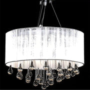 Lampadario con 85 Cristalli Bianco CFW6540896
