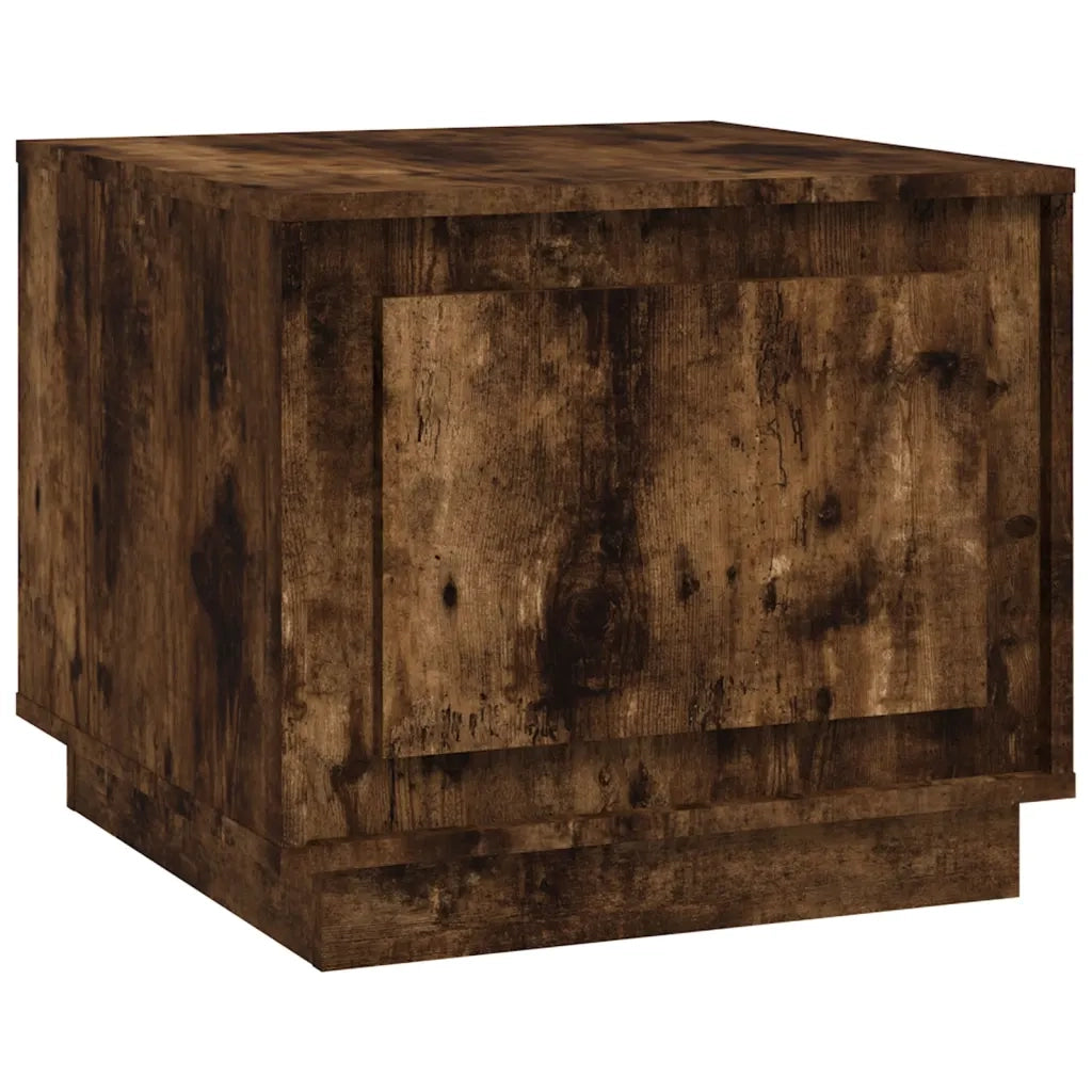 Tavolino da Salotto-Tavolino da soggiorno-Tavolo Rovere Fumo 51x50x44 cm Legno Multistrato