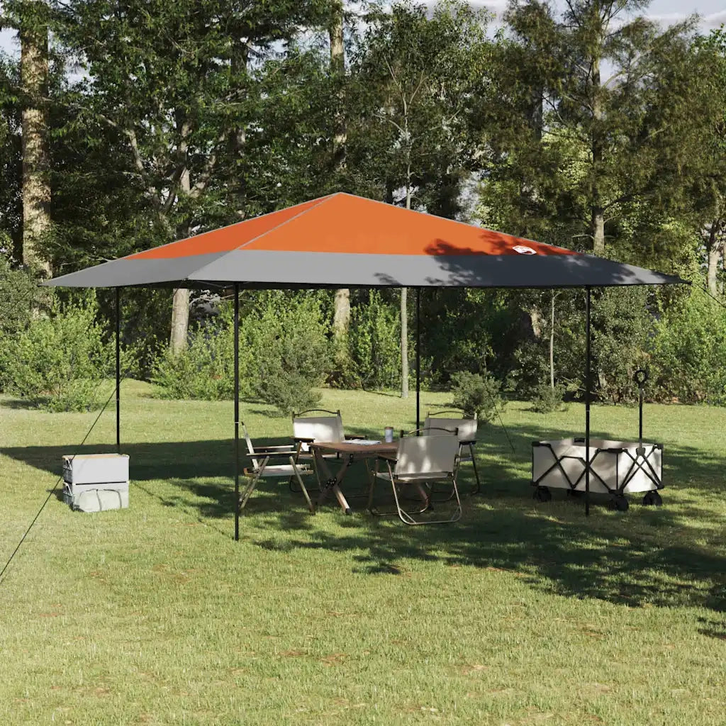 Tenda Gazebo Arancione 395 x 395 x 251 cm Tessuto 42007391