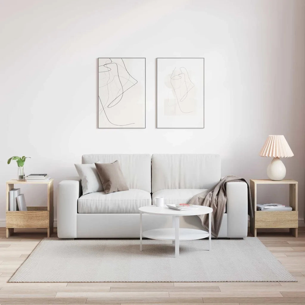 Scaffale per riviste 2 pz Rovere Sonoma 35 x 30 x 45 cm CFW2617699