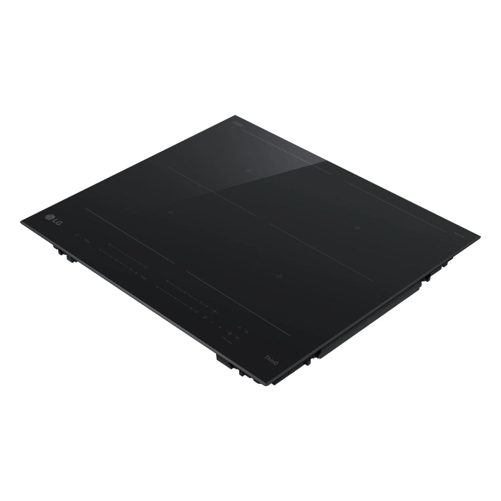 LG CBIZ2437B Piano cottura induzione 60cm, 7,4kW con limitatore, 4 zone, 2 flex, Wi-Fi