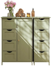 Cassa da bagno - cassettone laterale - Vochtbestendige MDF - 30 cm x 55 cm x 82 cm