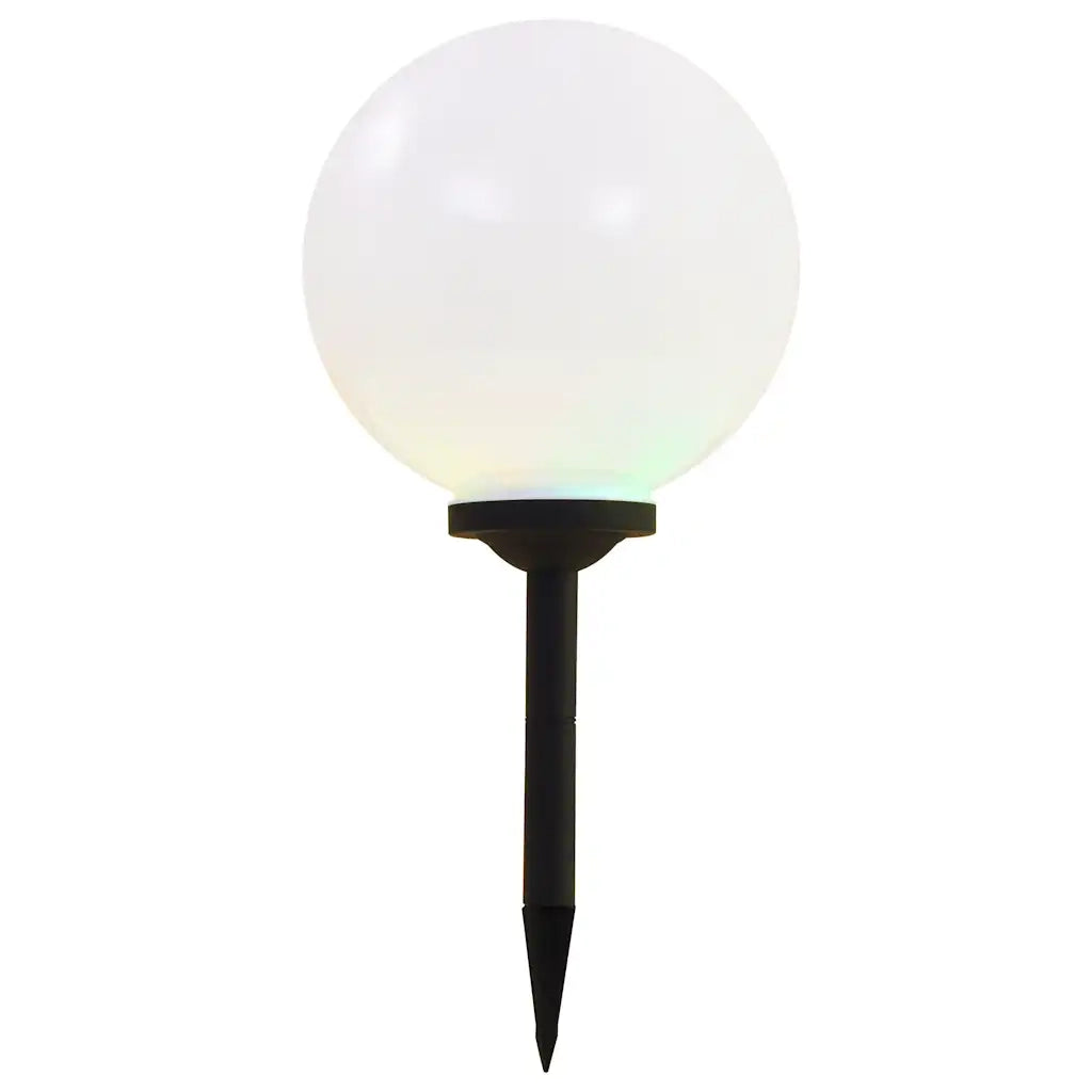 Lampade Solari da Esterni Sferiche 2 pz LED RGB 30 cm CFW8389599