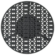 Tavolino da Giardino | Tavolo da Bistrot Nero 40x70 cm in Metallo