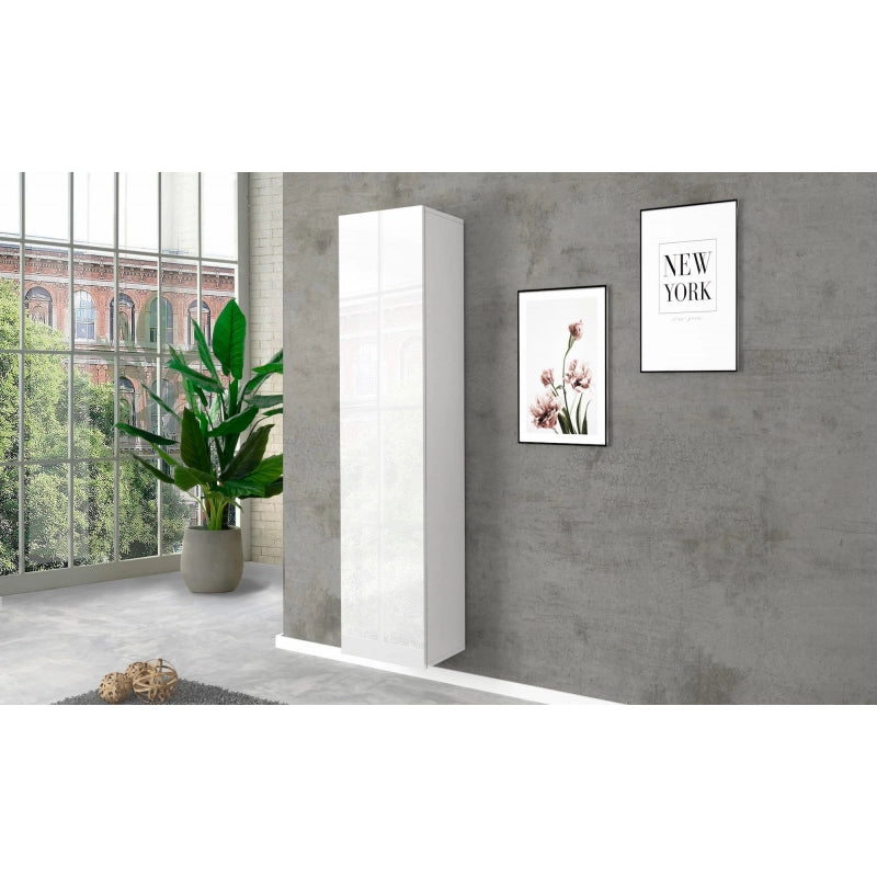 Colonna armadio Maruska – 1 anta – Bianco Lucido