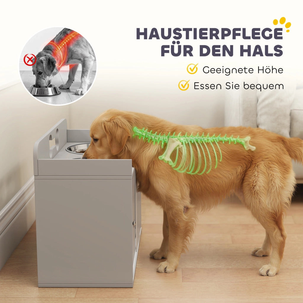 Scarpiera con dispenser e ripostiglio ¨C zephmum ¨C grigio 88x45x120