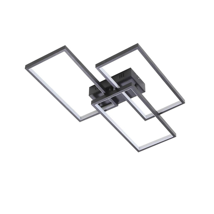 ZMH Lampada da soffitto plafoniera LED metallo design moderno