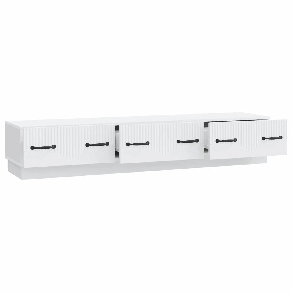 Mobile TV Bianco 147 x 34,5 x 27 cm Legno ingegnerizzato 895395
