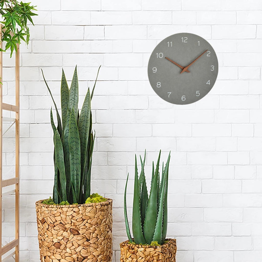 TFA-Dostmann 60.3054 Parete Quartz clock Cerchio Grigio