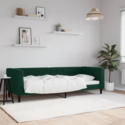 Letto da Giorno Verde Scuro 80x200 cm in Velluto 354003