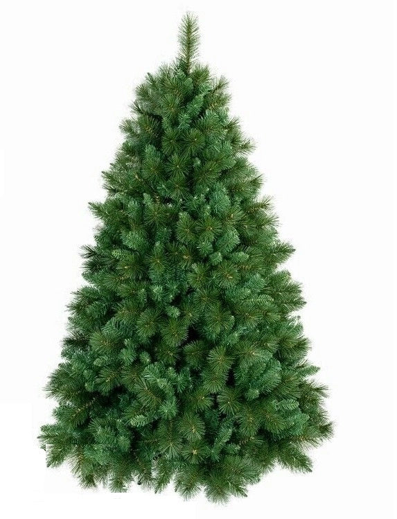 Albero di natale artificiale verde boston top h.150 montaggio ramo per ramo mix pvc + needle 785 rami