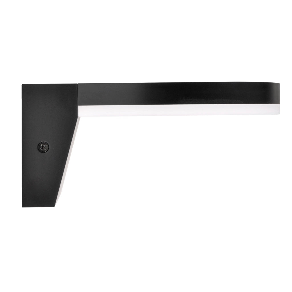 Applique esterna LED 10W 4000K nera IP54 Polux TESA