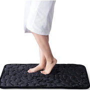 Accessori per la camera da bagno - Tappeto da bagno di alta qualità - Comfort e Sicurezza in un solo prodotto - Umidità eccezionale - 50*80cm - Nero