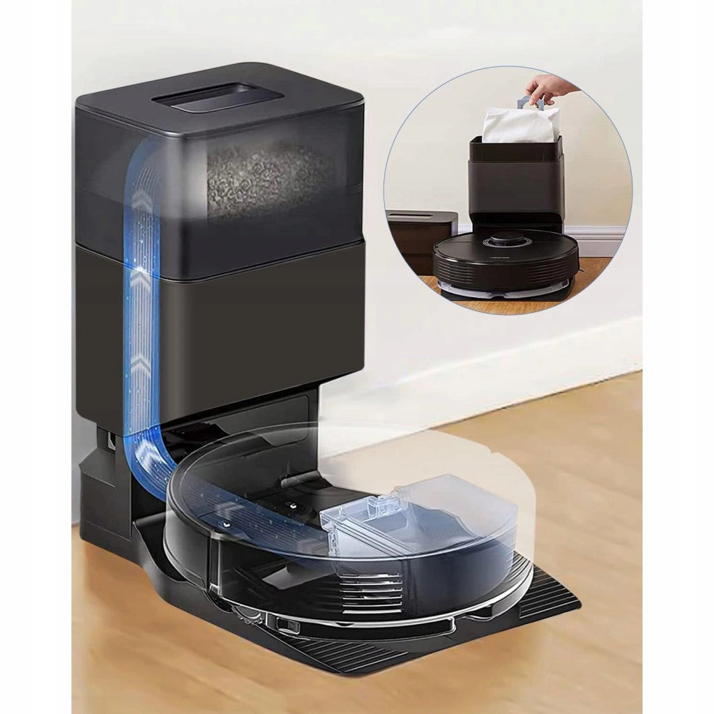 Set di Sacchetti per Aspirapolvere compatibile con Xiaomi Roborock S7 S8 Q5 Q7 Q8 – 1,8L, 4 Strati, Chiusura Automatica