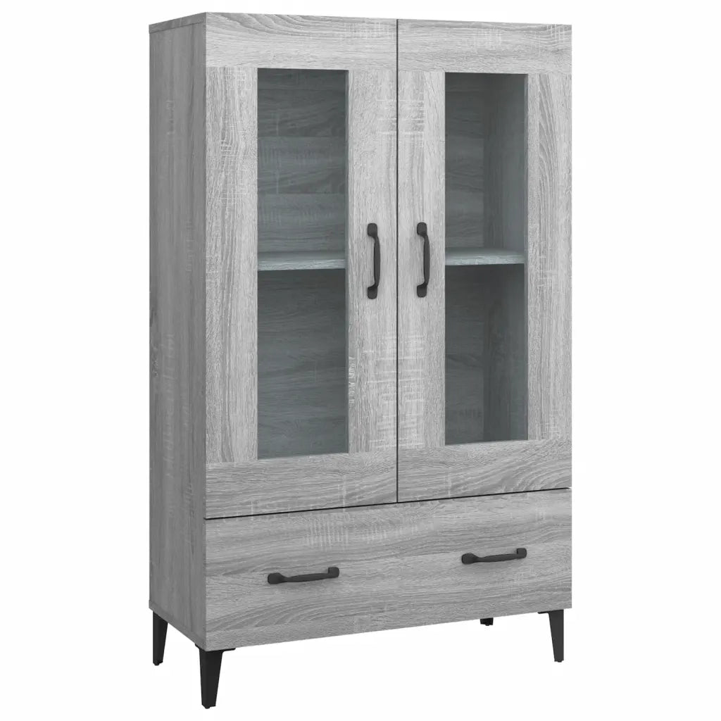 Credenza Grigio Sonoma 70x31x115 cm in Legno Multistrato cod mxl 65635