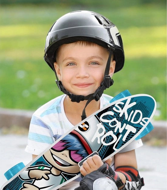 22 x 6 Skateboard con Skids Control manubrio e JS100310 bianco 556 cm