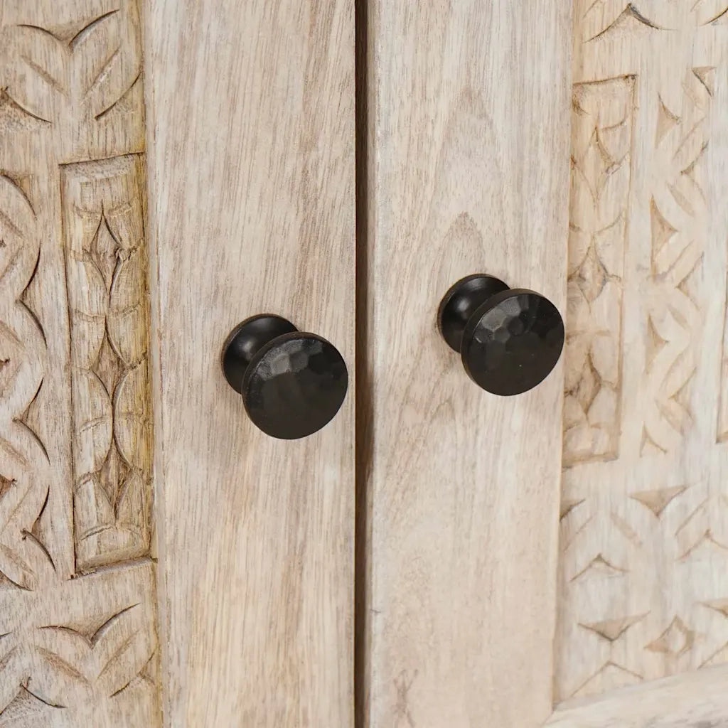 Comodino | Armadio da Notte | Mobiletto da notte Bianco 50 x 33 x 60 cm Legno ingegnerizzato