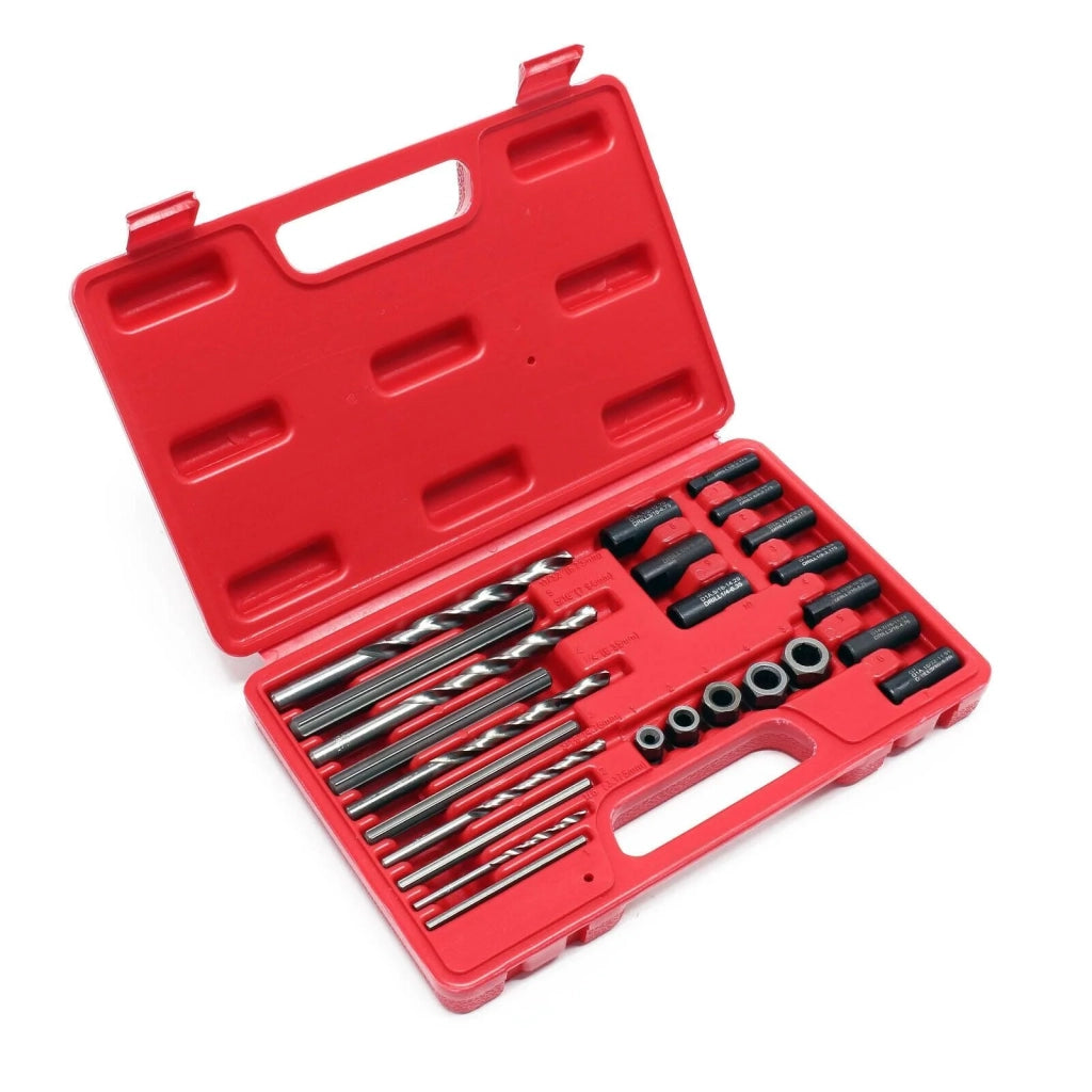 Set di estrattori per viti prigionieri e bulloni rotti 25 pezzi utensile da officina 16_0002256