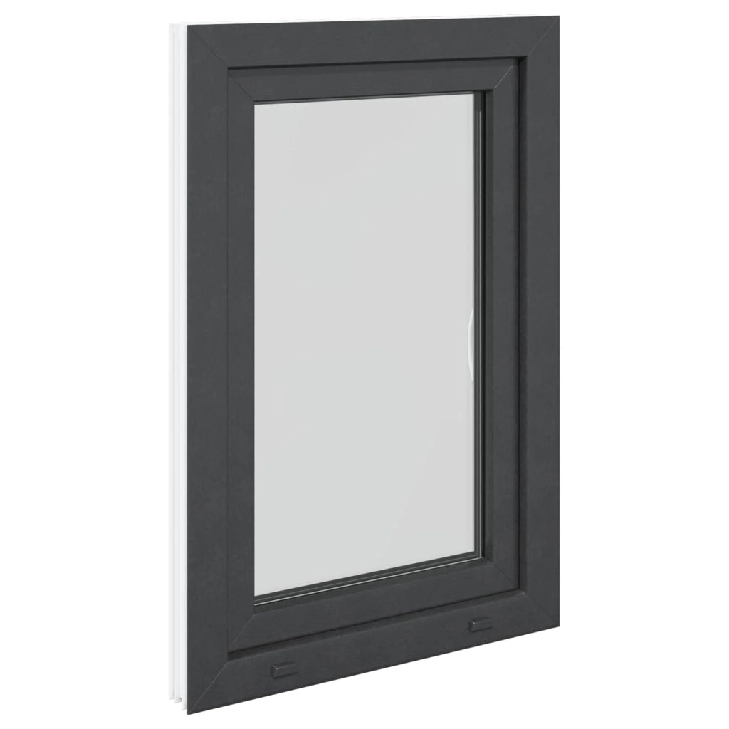 Finestra per Soffitta RISOR 60 x 90 cm PVC e Vetro Antracite CFW3816313
