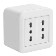CASSETTA FIXA DA PARETE P/INT. 2 BIPASSO BCA- ELECTRALINE- 1,0 pz