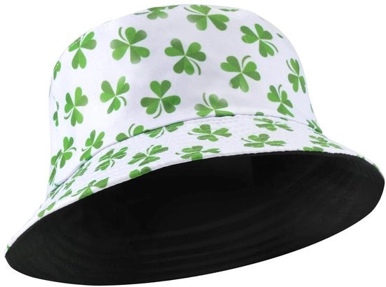 Cappello da Pesca Bicchiere - St. Patrick's Day - Ripiegabile - Poliestere - Circonferenza 56 cm - Cappello da Pesca