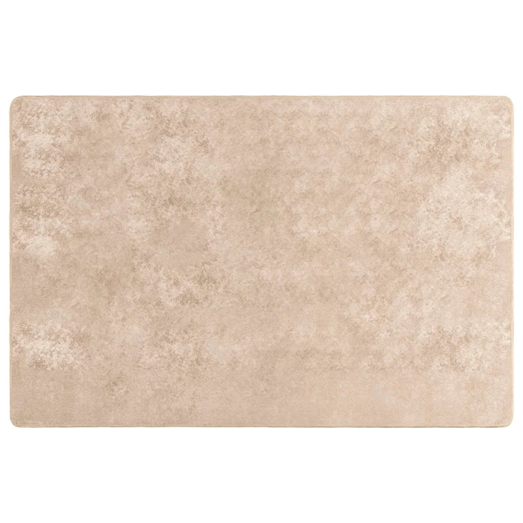 Runner Tappeto MARSA Beige 120 x 170 cm Poliestere e PVC