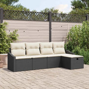 Set di divani con cuscino 6 pcs polyrattan