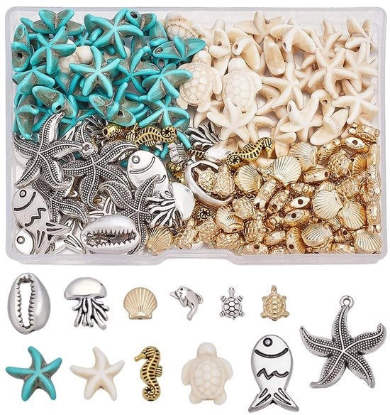 Set di 160 fili con motivi oceanici