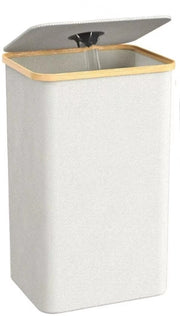 Contenitore di Raccogliuta - Inzamel Container - 35 Bottiglie - Con Coperchio - Bianco - 100 L - 41 x 33 x 74 cm.