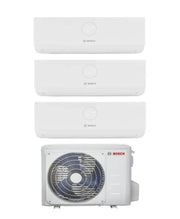Climatizzatore Condizionatore Bosch Trial Split Inverter serie CLIMATE 3000i 12+12+12 con CL5000M 79/3 E R-32 Wi-Fi Optional 12000+12000+12000
