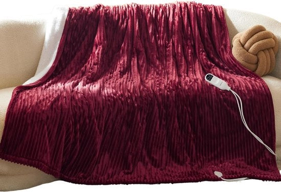 Deken elettrico per letto - Doppio deken elettrico - Doppio deken riscaldante - Doppio deken elettrico per letto - Doppio deken riscaldante per 2 persone - Rapido riscaldamento - Lavabile - Inverno - Comfort per camera da letto