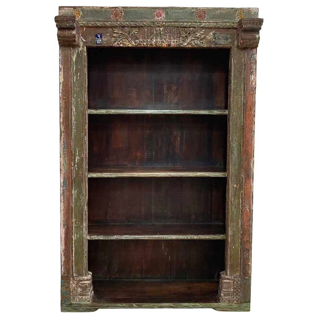 Libreria in legno fatta a mano 134x49x220h cm