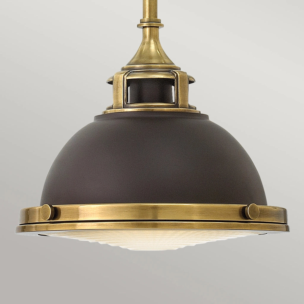 Lampada a sospensione Amelia bronzo Hinkley 1xE27 60W