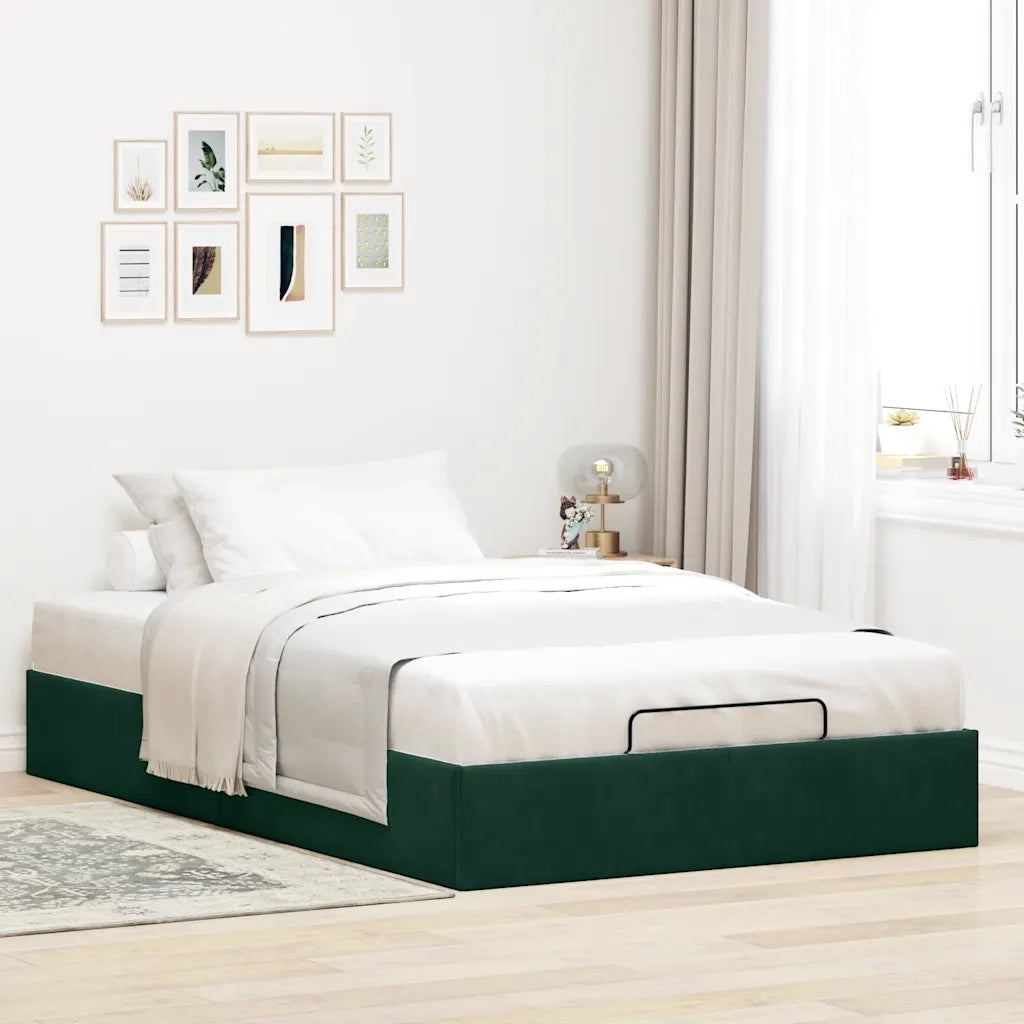 Struttura Letto Pouf Senza Materasso 120x190 cm Velluto
